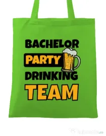 Sacosa personalizata Petrecerea burlacilor Bachelor Party Verde mar