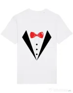 Tricou Mire STANLEY STELLA Groom suit Alb