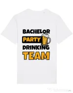 Tricou Petrecerea burlacilor STANLEY STELLA Bachelor Party Alb