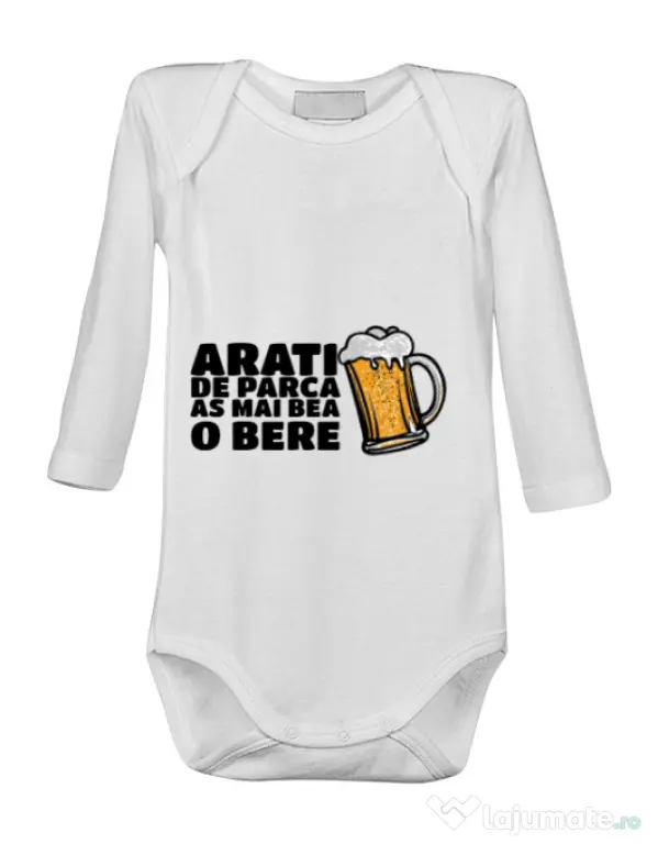 Baby body As mai bea o bere Alb