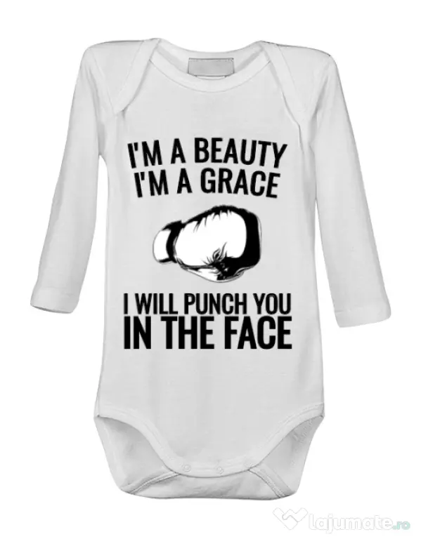 Baby body I am a grace Alb