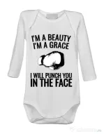 Baby body I am a grace Alb