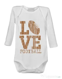 Baby body Love football Alb