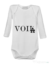 Baby body Voila Alb