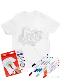 Tricou de colorat Love