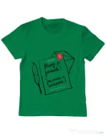 Tricou ADLER copil Incearca o scrisoare Verde mediu