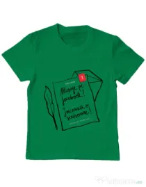 Tricou ADLER copil Incearca o scrisoare Verde mediu
