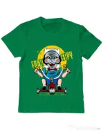 Tricou ADLER copil Real terror Verde mediu