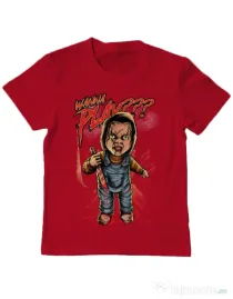 Tricou ADLER copil Wanna play Rosu