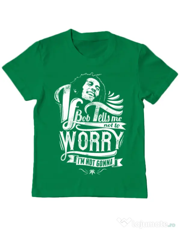 Tricou ADLER copil Bob tells me Verde mediu