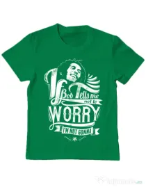 Tricou ADLER copil Bob tells me Verde mediu