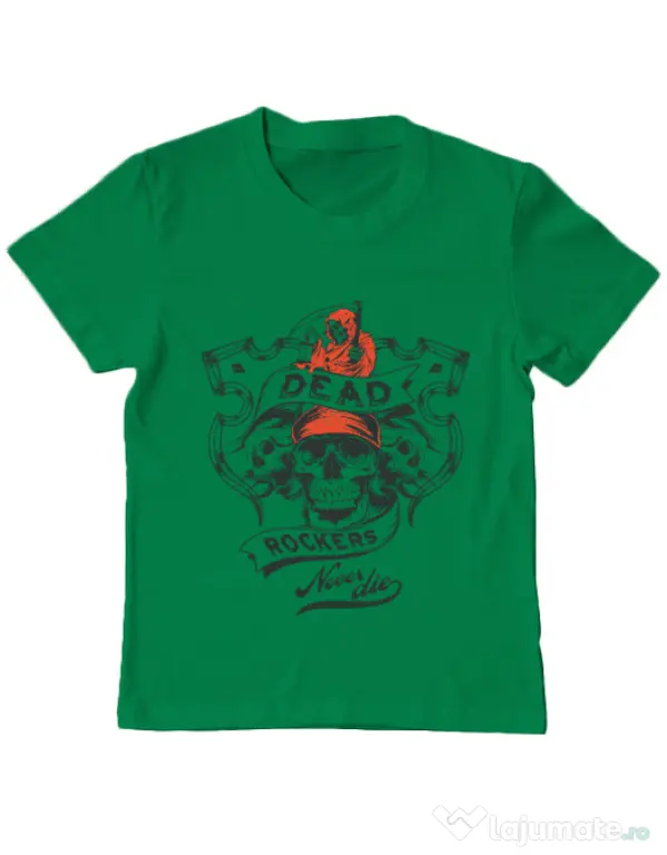 Tricou ADLER copil Dead rockers Verde mediu