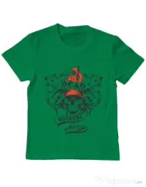 Tricou ADLER copil Dead rockers Verde mediu