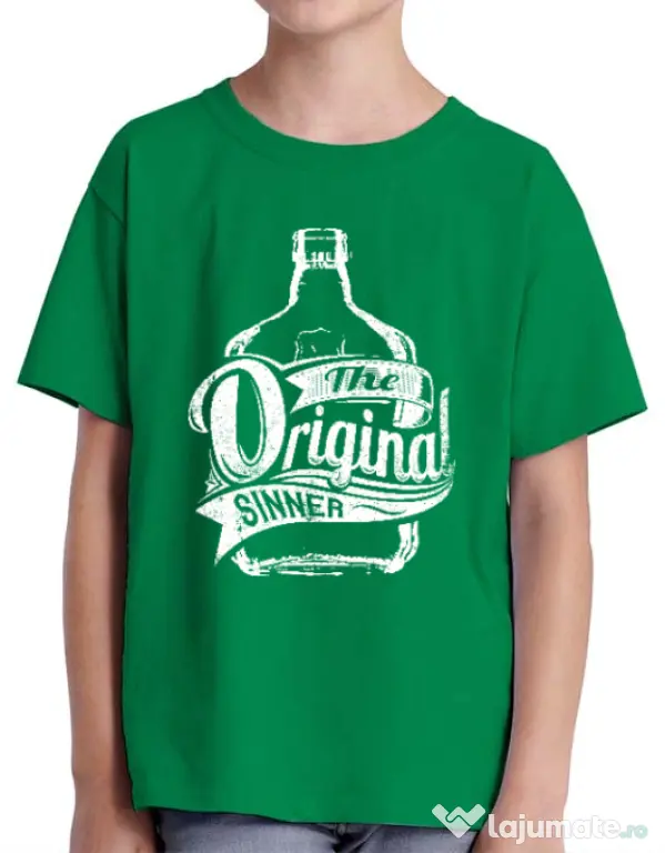 Tricou ADLER copil The original sinner Verde mediu