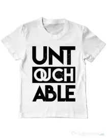 Tricou ADLER copil Untouchable Alb