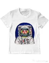 Tricou ADLER copil I need some space Alb