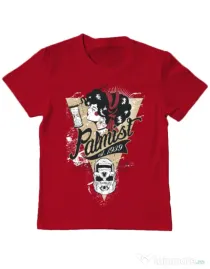 Tricou ADLER copil Palmist Rosu