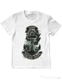Tricou ADLER copil The anchor drops Alb