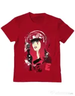 Tricou ADLER copil Raining fire Rosu