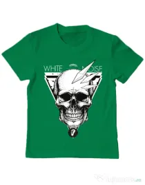 Tricou ADLER copil White noise Verde mediu