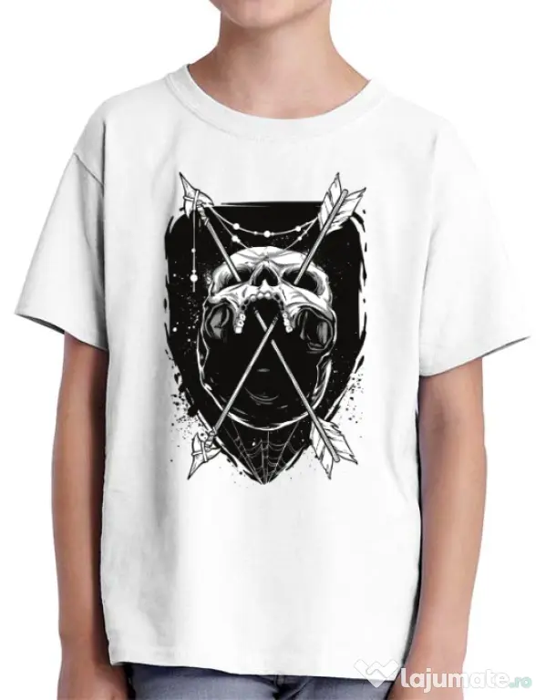 Tricou ADLER copil Arrows Alb