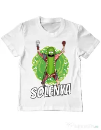 Tricou ADLER copil Solenya Alb