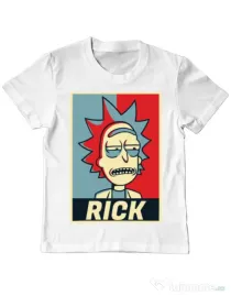 Tricou ADLER copil Rick Alb