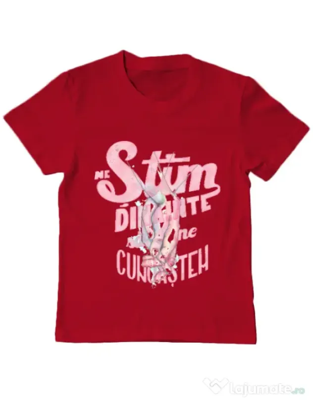 Tricou ADLER copil Ne stim I Rosu