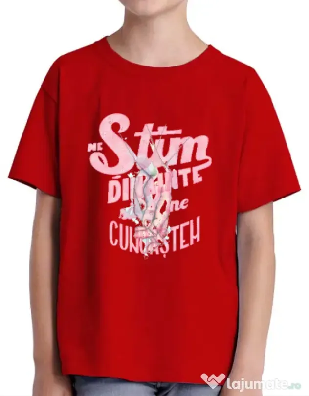 Tricou ADLER copil Ne stim I Rosu