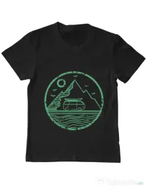 Tricou ADLER copil Van Negru