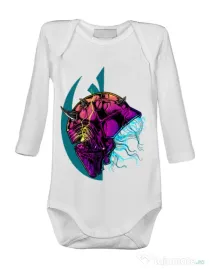 Baby body Helmet Alb