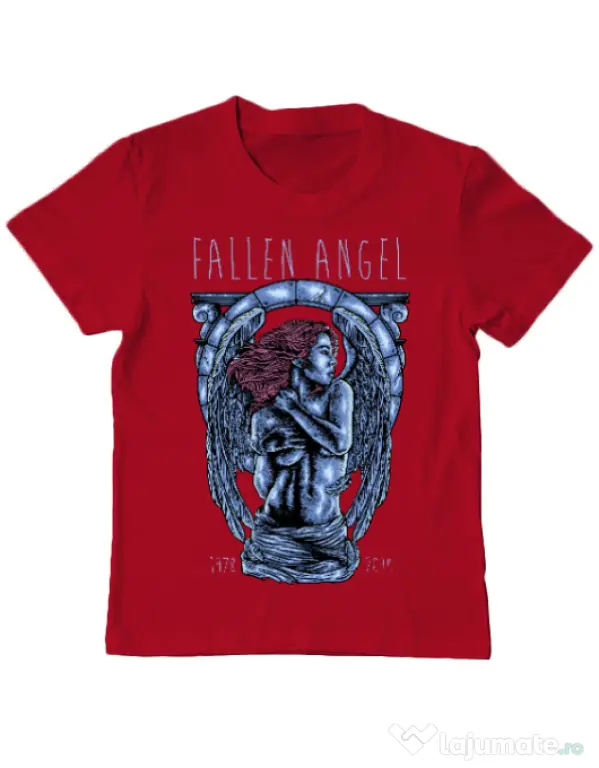 Tricou ADLER copil Fallen angel Rosu