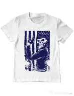 Tricou ADLER copil Motorist Alb