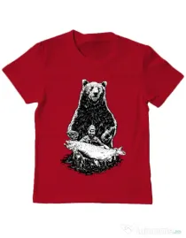 Tricou ADLER copil Bearware Rosu