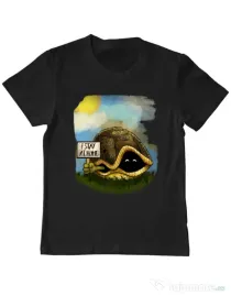 Tricou ADLER copil I stay home Negru
