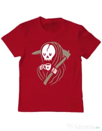 Tricou ADLER copil Grim reaper love coffee Rosu