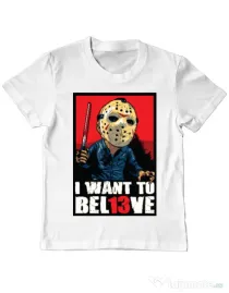 Tricou ADLER copil Believe Jason Alb