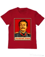 Tricou ADLER copil Sylvester Stalin Rosu