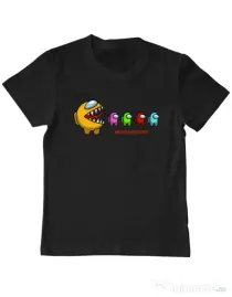 Tricou ADLER copil Impostor detected Negru