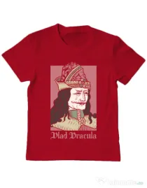 Tricou ADLER copil Vlad Dracula Rosu