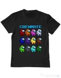 Tricou ADLER copil Crewmate Negru