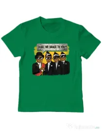 Tricou ADLER copil Dance meme Verde mediu