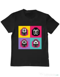 Tricou personalizat copil Four Guard Negru