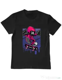 Tricou personalizat copil Squid Game 3 Negru