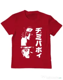 Tricou personalizat copil Otaku Scream Rosu