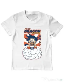 Tricou personalizat copil Dragon Ramen Alb