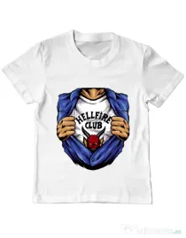 Tricou personalizat copil Release My Superpower Alb