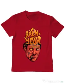 Tricou personalizat copil OPEN YOUR MIND Rosu