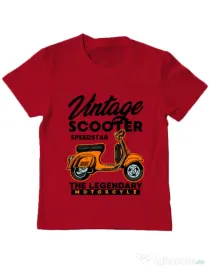 Tricou personalizat copil SCOOTER SPEEDSTAR Rosu