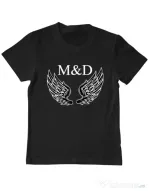 Tricou personalizat copil M&D 08 Negru